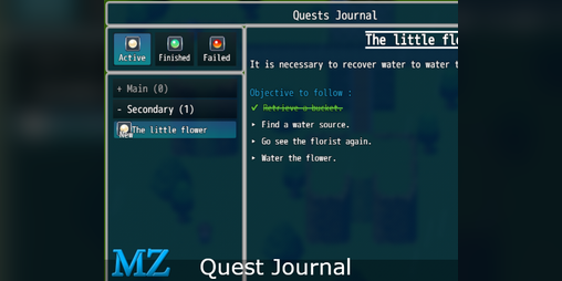 Cover image for RPG Maker MZ | Quest Journal System