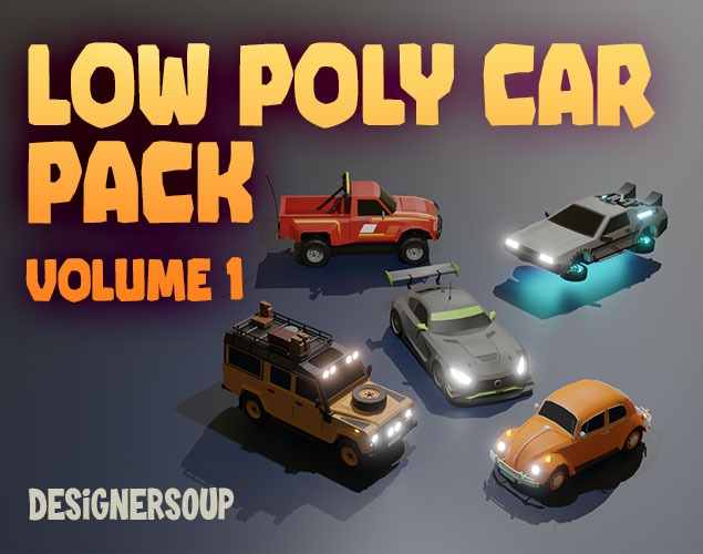 Low Poly Car Pack 1