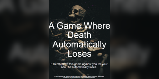 Cover image for A Game Where Death Automatically Loses