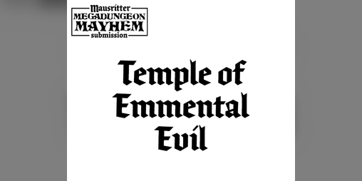 Cover image for Temple of Emmental Evil