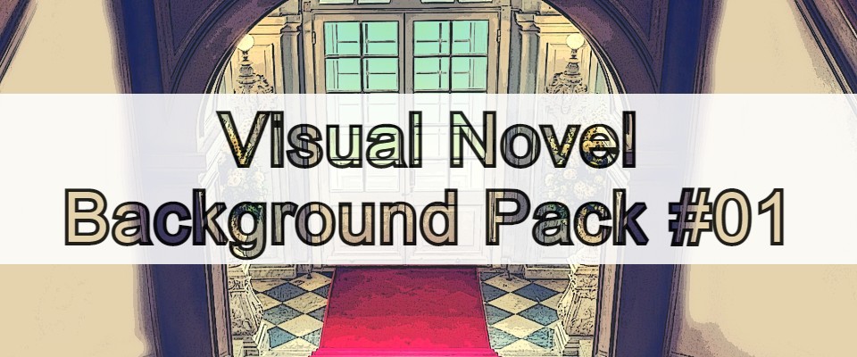 Visual Novel Background Pack #01 | Western style stairs