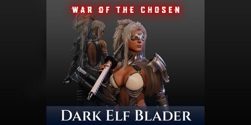 XCom 2: War of the Chosen] Dark Elf Blader by Carbon Fiber Mile