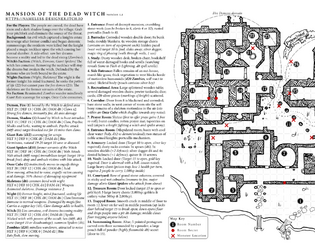 Mansion of the Dead Witch   - A free micro adventure for rpg systems 
