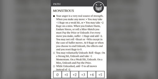 Cover image for Monstrous - Starforged Asset