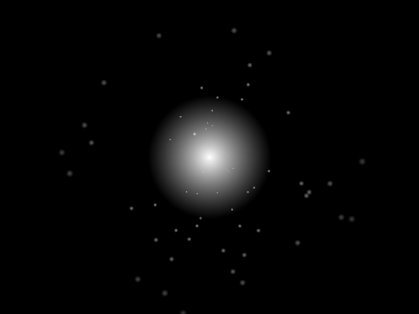 Fading lights simulation