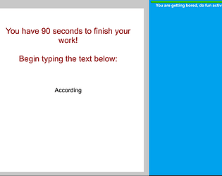 Typing Clicker Experiment