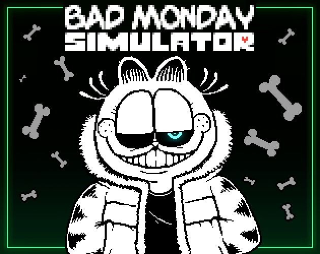 Undertale Fangame - All Sansfield Phase 1 Attacks - Bad Monday Simulat