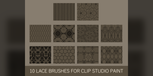 Lace Brushes - CLIP STUDIO ASSETS