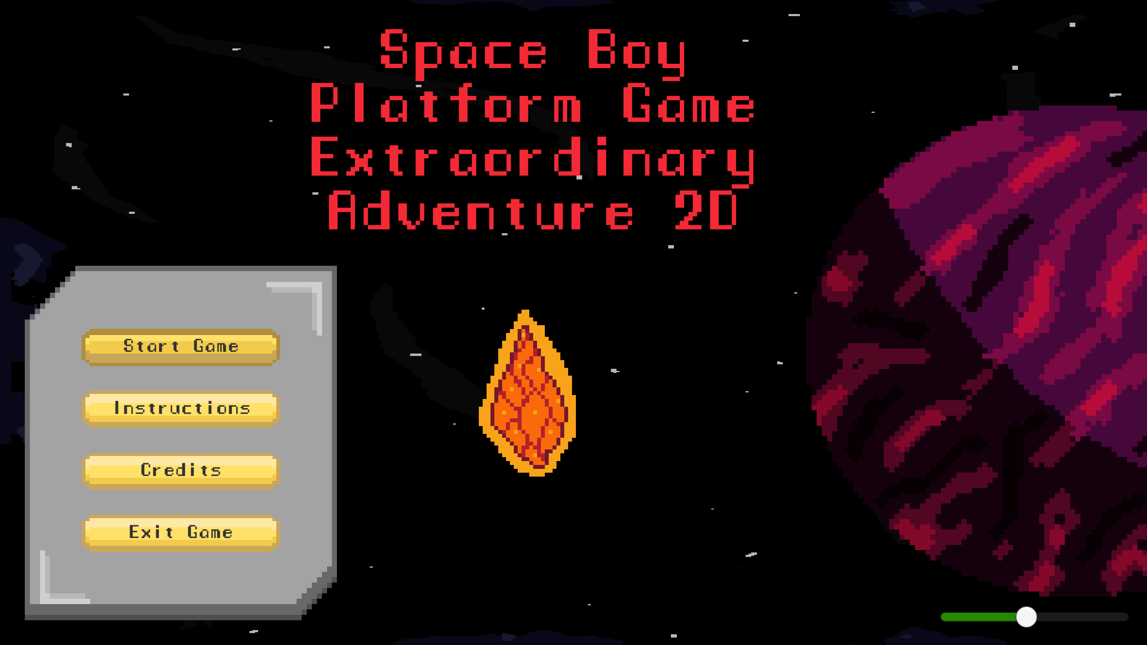 Space Boy Platform Game Extraordinary Adventure 2D