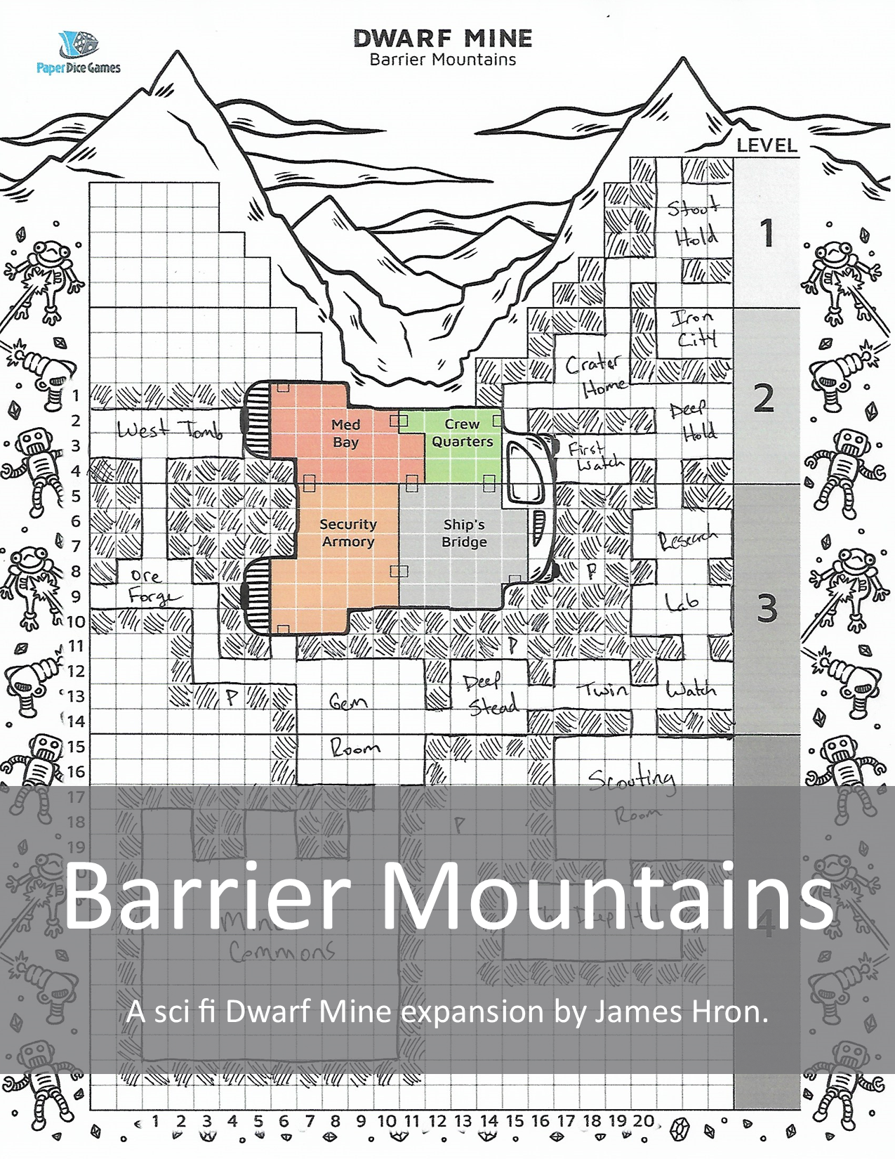 Cover image for Dwarf Mine: Barrier Mountains
