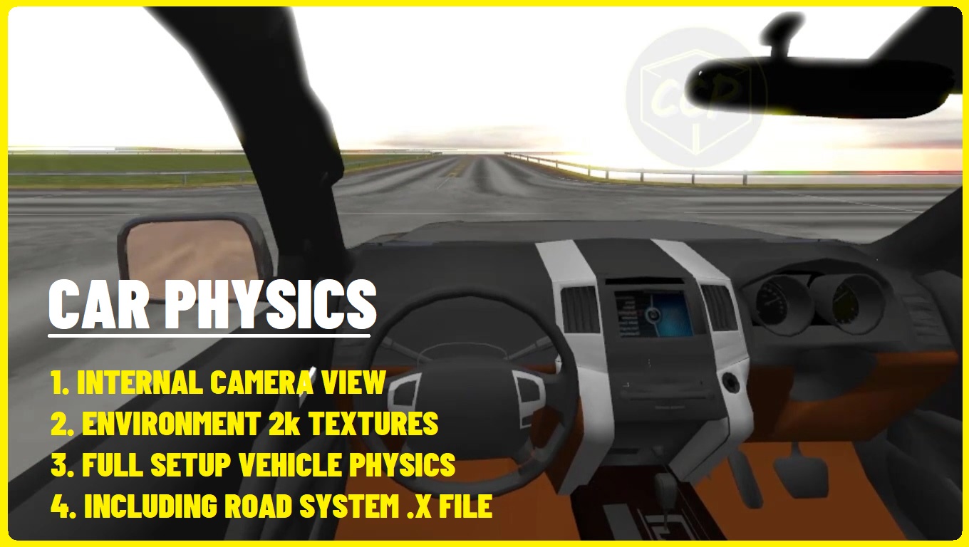 NO CODING GAME ENGINE CAR PHYSICS PROJECT FREE by COPPERCUBE 6.5.1