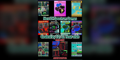 Cover image for Bearsden Primary - ZX Spectrum Games - Coded by 10/11 year olds - 2022 Edition
