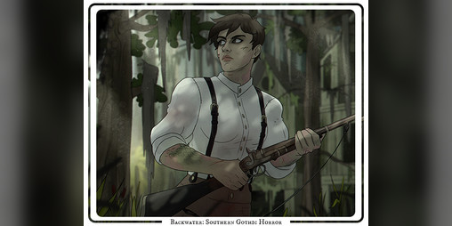 Cover image for Backwater: A Southern-gothic Horror TTRPG
