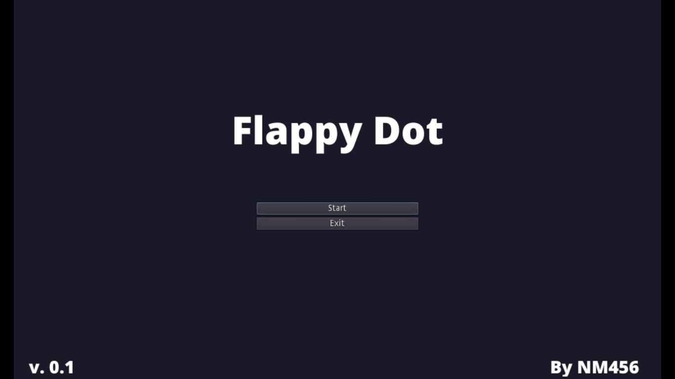 FlappyDot - LearningGameDev