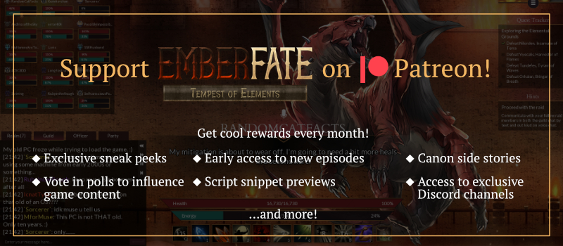 FREE-TO-PLAY] Emberfate: Tempest of Elements (MMORPG/Chatroom-based)  Released on Steam! : r/GirlGamers