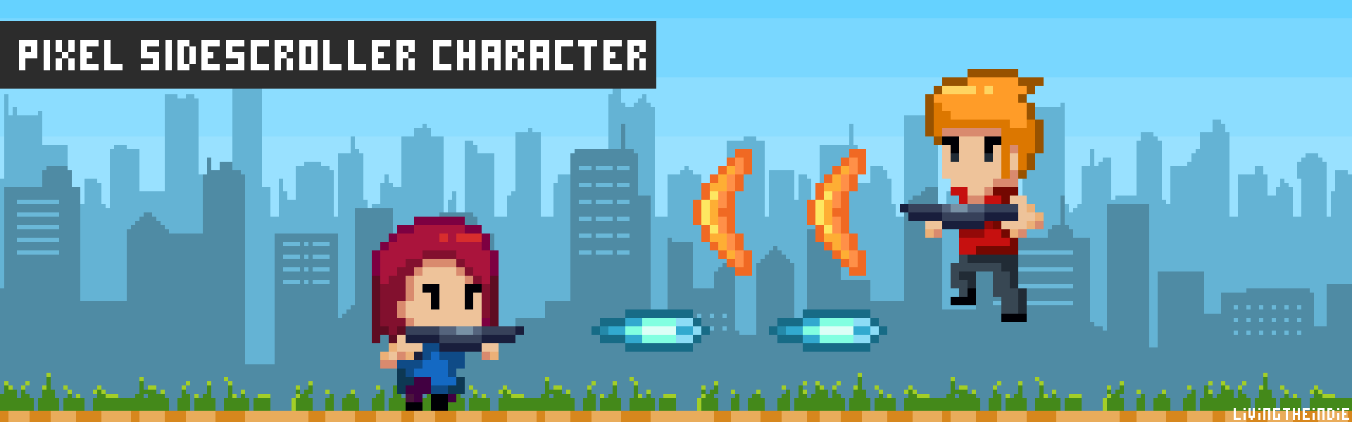 Pixel Sidescroller Character