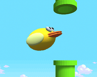 3D model Flappy Bird 3D with Animation VR / AR / low-poly