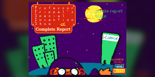Cover image for Professor Frippel's Special Invention Show: COMPLETE REPORT