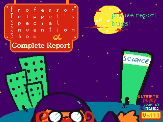 Cover image for Professor Frippel's Special Invention Show: COMPLETE REPORT