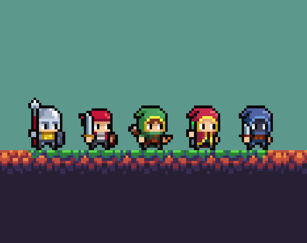 Pixel Heroes Animated By Hippo