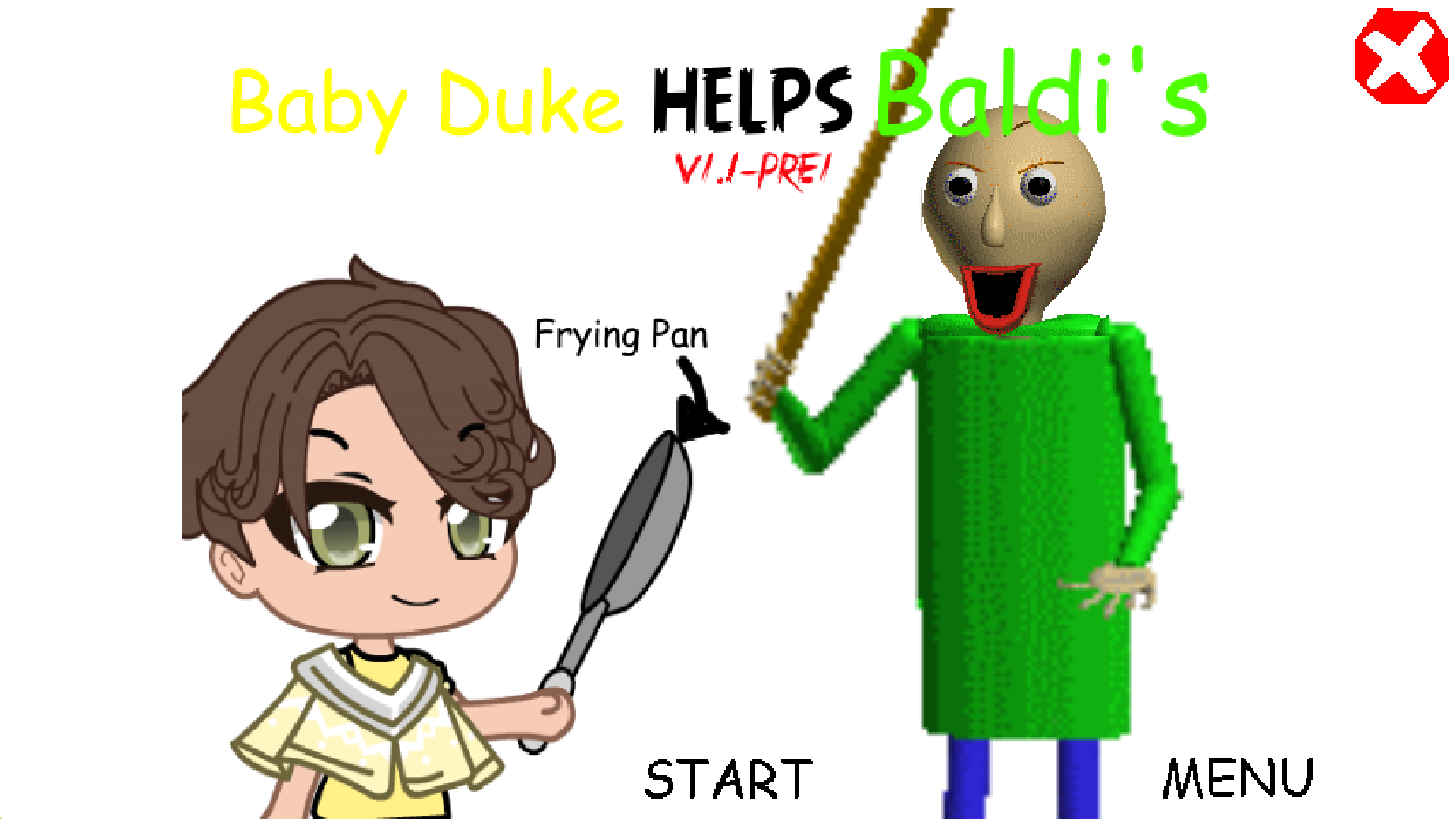 Baby Duke Helps Baldi's V1.1 by Cyril Gamers