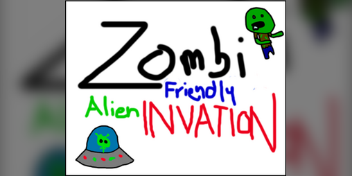 Cover image for Zombi Friendly Alien Invation