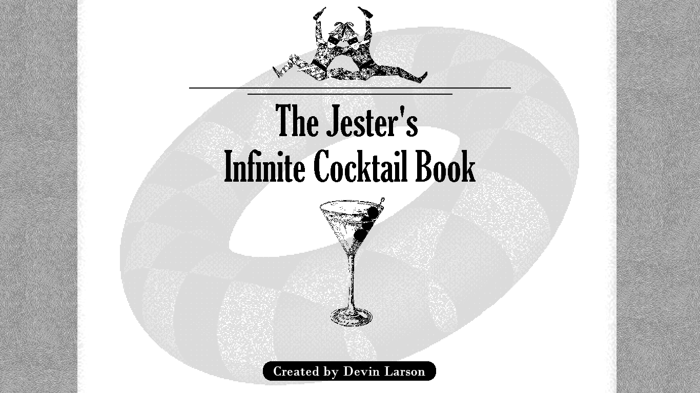 The Jester's Infinite Cocktail Book