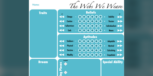 Cover image for The Webs We Weave v0.3