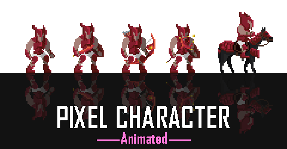 Pixel Character - Rider