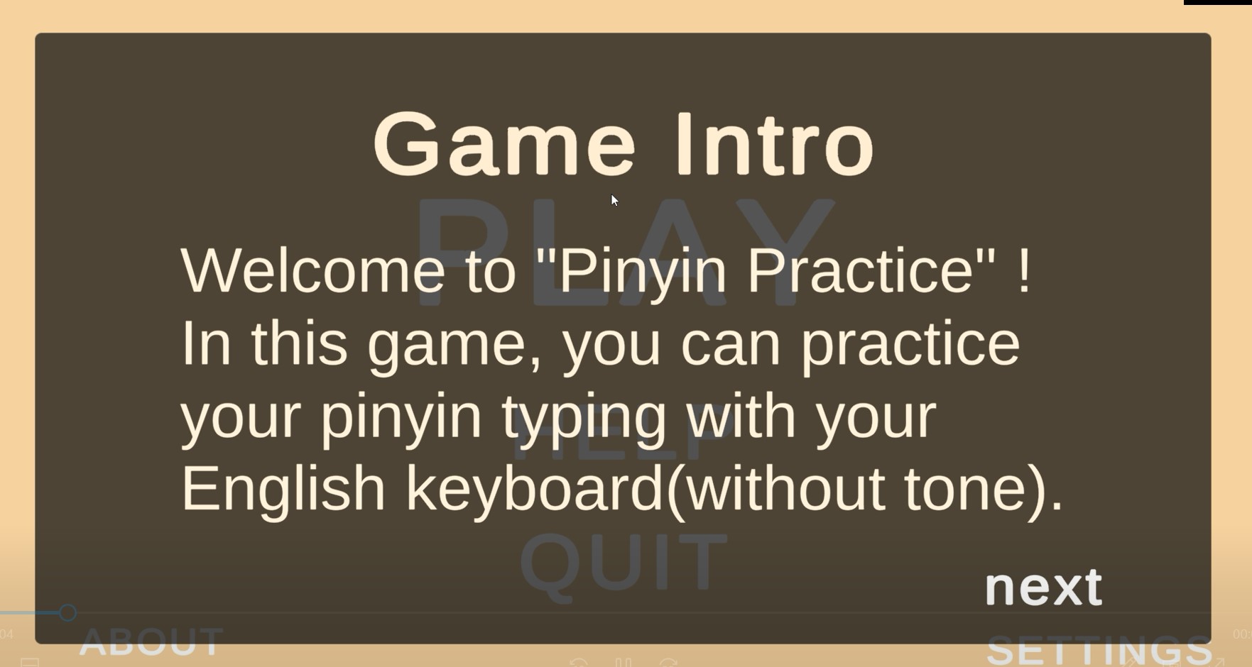 Pinyin Practice