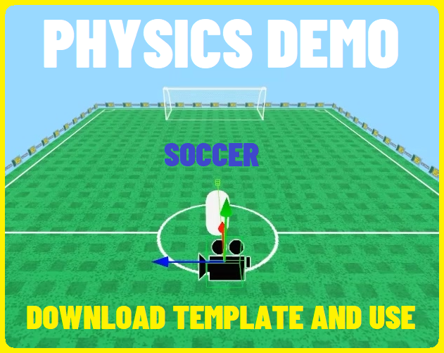 Cover image for COPPERCUBE 6.5.1 PHYSICS DEMO | SOCCER TEMPLATE (PROJECT)