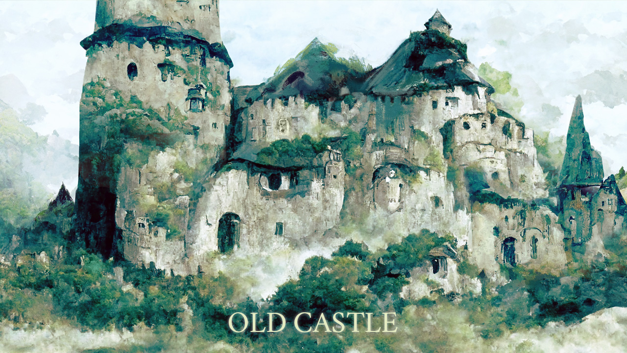 Old castle background