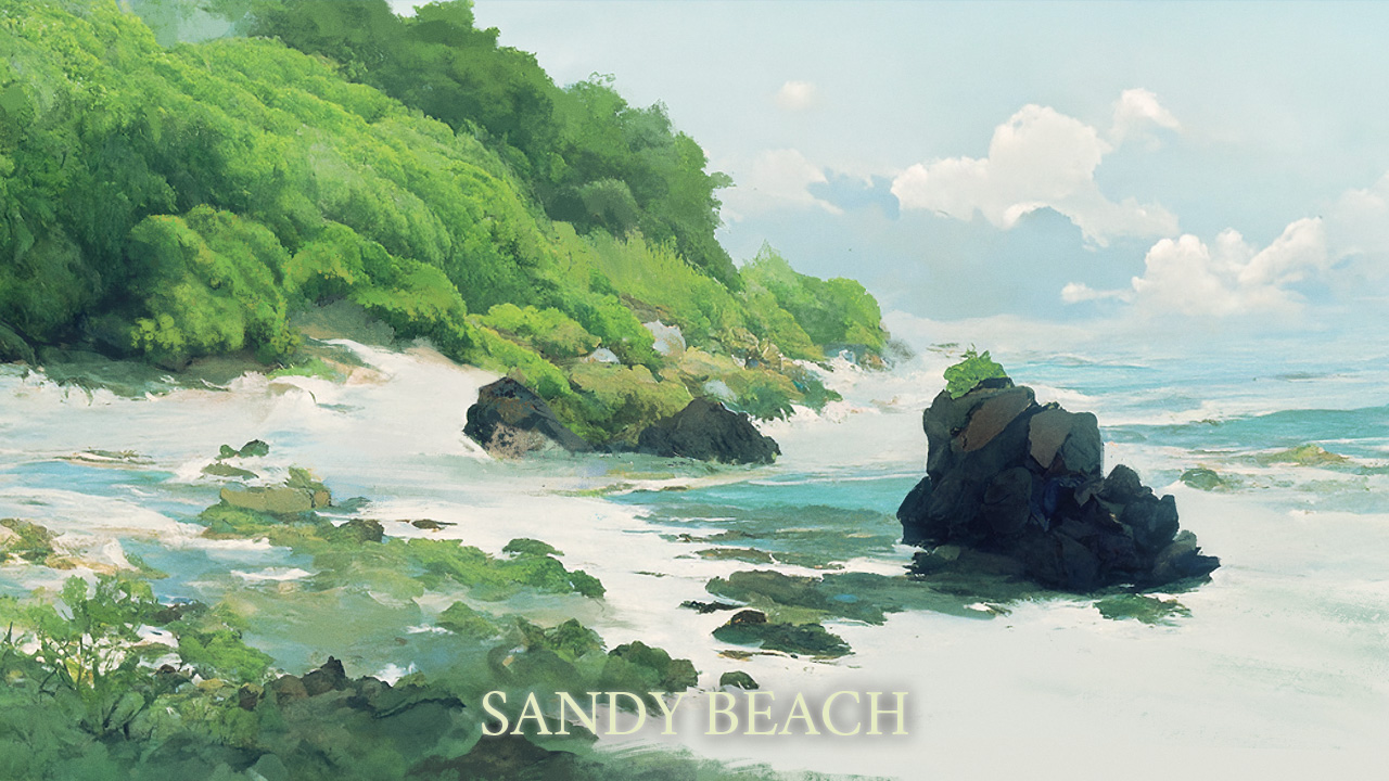 Beach background v2