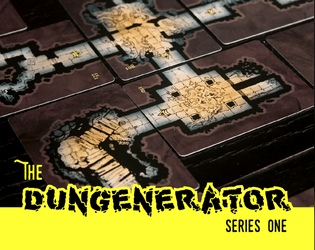 The DUNGENERATOR: Series 1   - A deck of map-cards that generates inky dungeons! 
