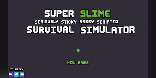 Cover image for Super Slime Seriously Sticky Sassy Scripted Survival Simulator