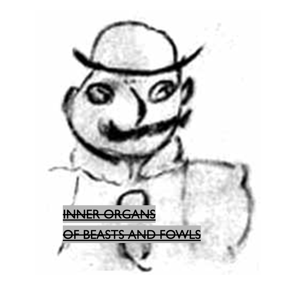 Cover image for INNER ORGANS OF BEASTS AND FOWLS