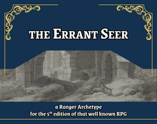 the Errant Seer (for 5th edition)  