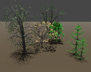 Free 32x32 Pixel Art Trees by MichaelsGameLab