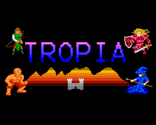 Tropia Splash Page