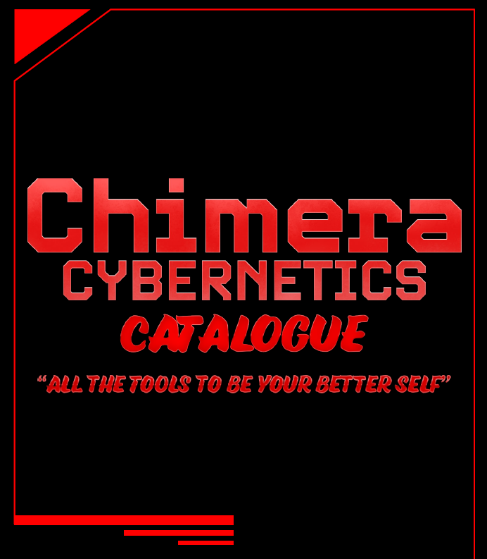 Cover image for Chimera Cybernetics Catalogue