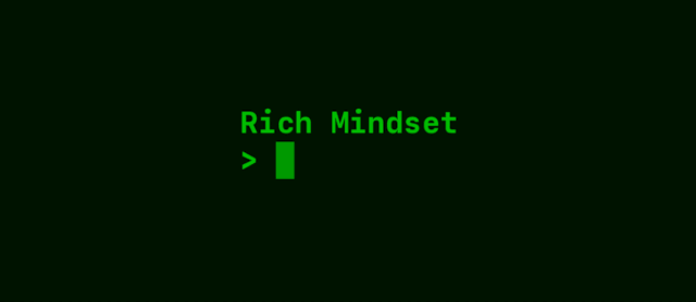Rich Mindset