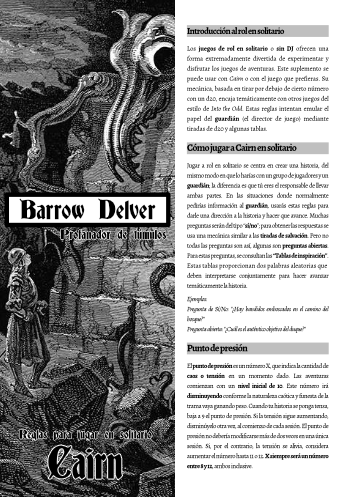 Cover image for Barrow Delver [en español]