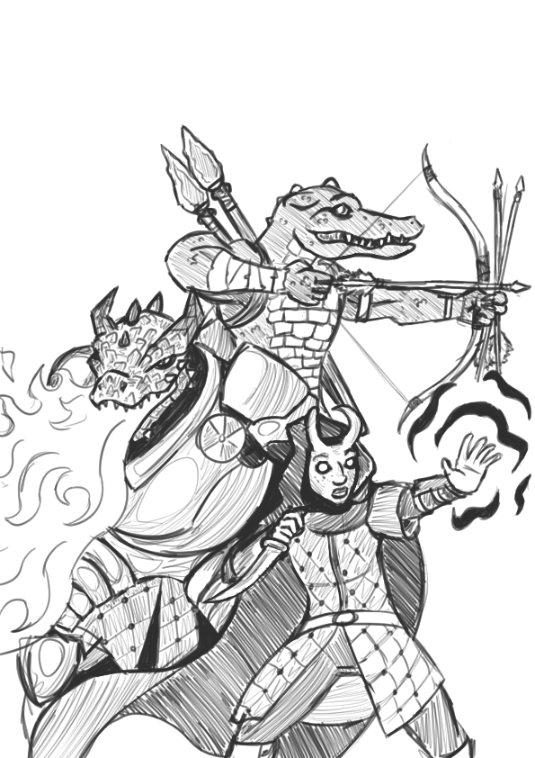 Cover image for Horns, Scales, and Tails
