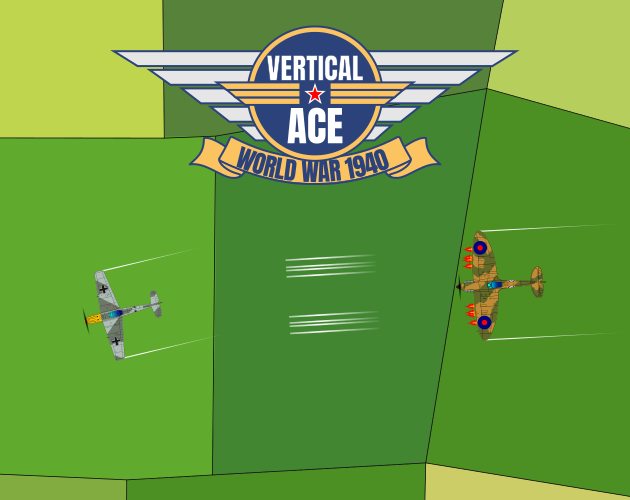 2D Top Down Shooter - Vertical Ace: World War 1940
