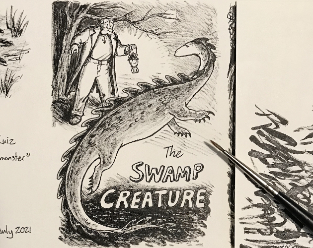 Cover image for The Swamp Creature