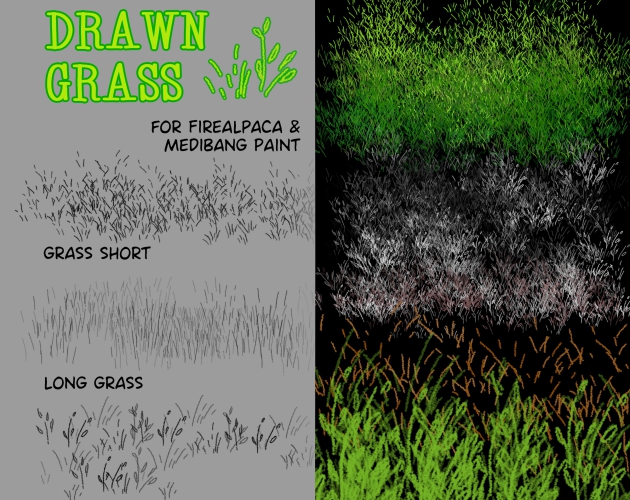 4nnih6 Grass Brushes For Firealpaca By Anni Ho