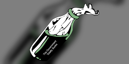 Cover image for The Government Totally Sucks
