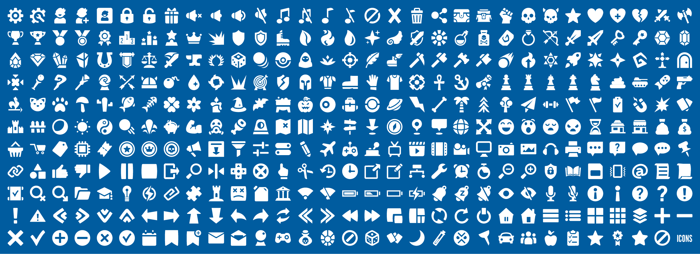 Vector Icons Pack for Games
