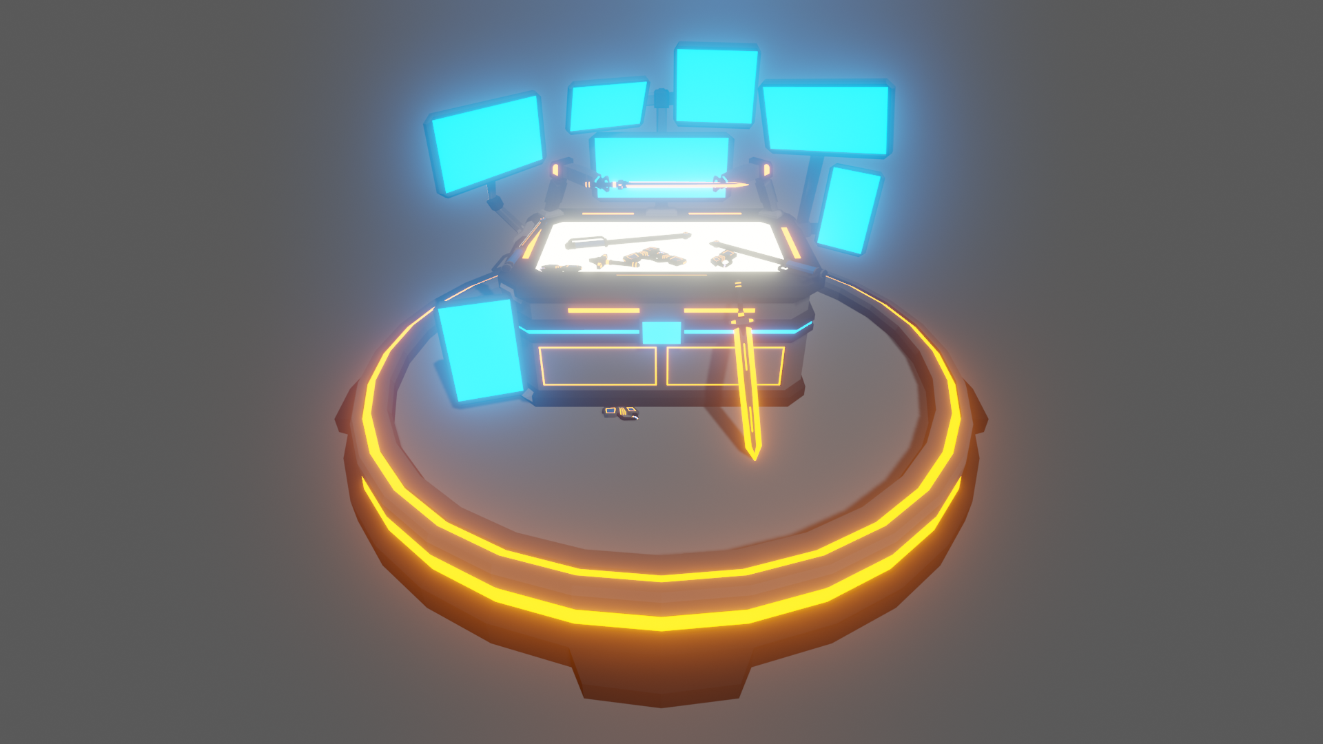 Glowing Table