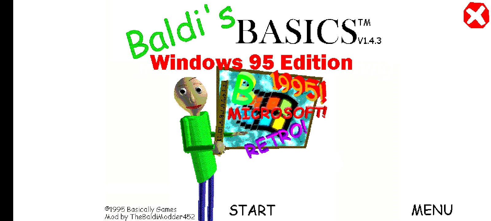 Baldi's Basics Windows 95 Android Port
